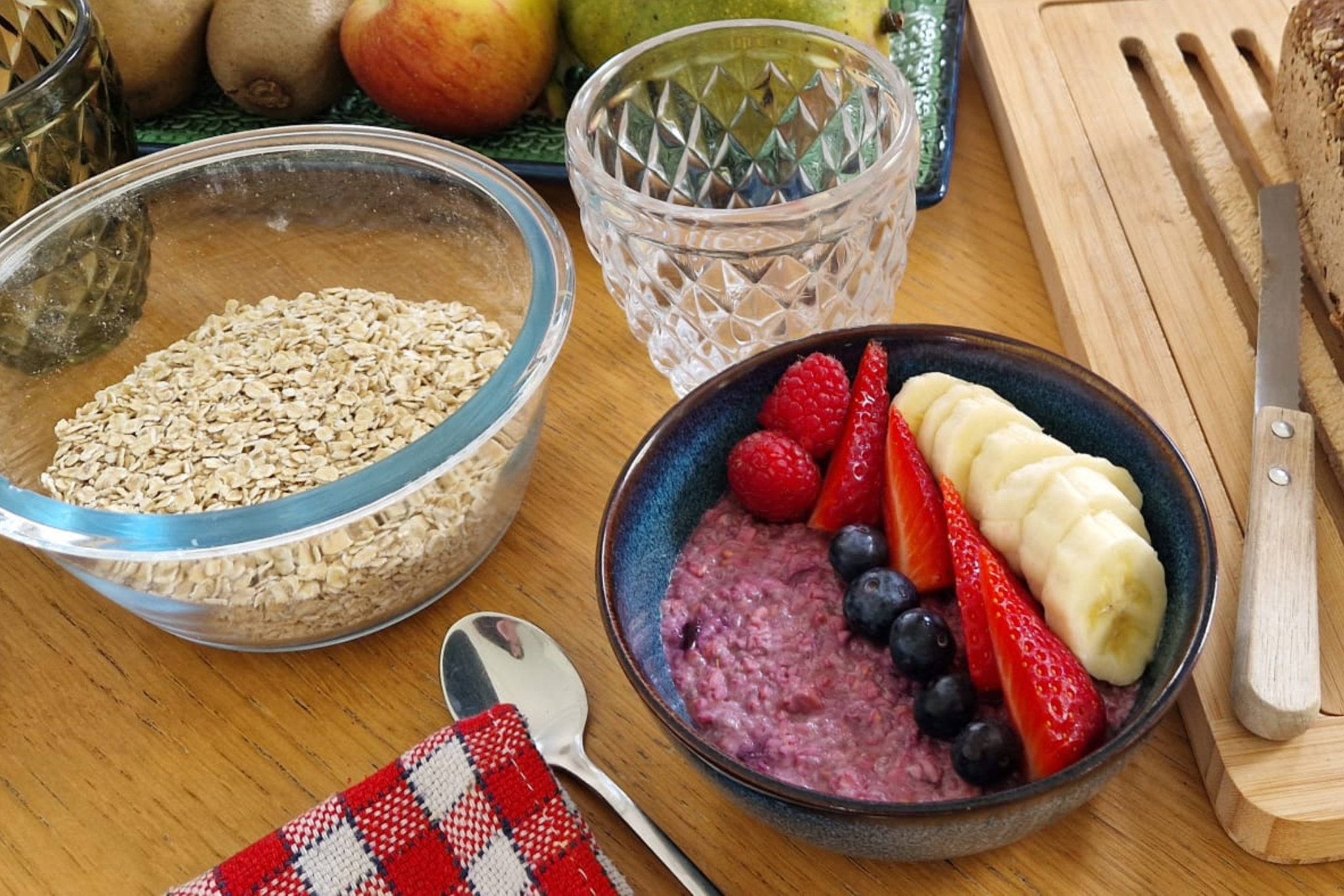 Porridge aux flocons d'avoine sans gluten