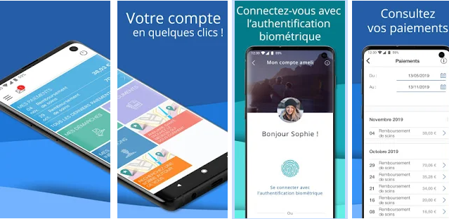 Application Mobile Remboursement Sécurité Sociale