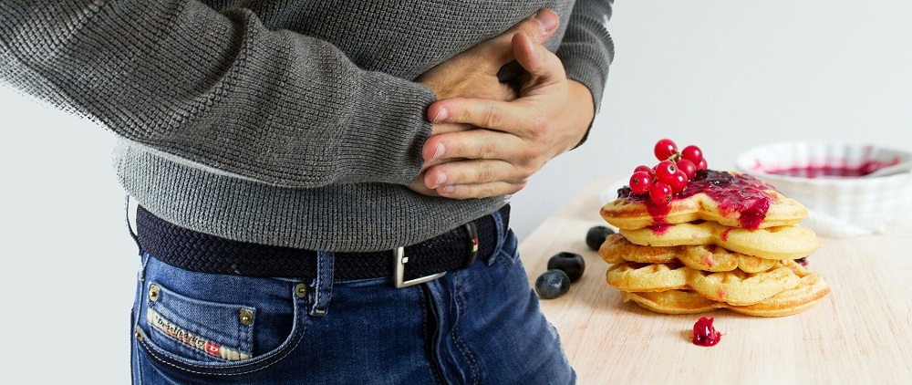 Homme mal de ventre gluten